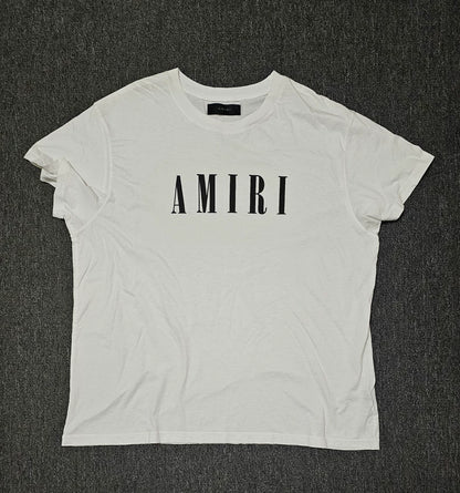 Amiri Men's White Oversize Short Sleeve T-shirt-yf