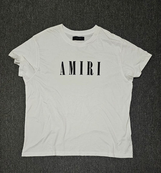 Amiri Men's White Oversize Short Sleeve T-shirt-yf