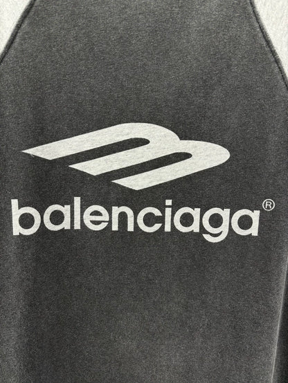 Balenciaga Black Gray Short Sleeve Shirt