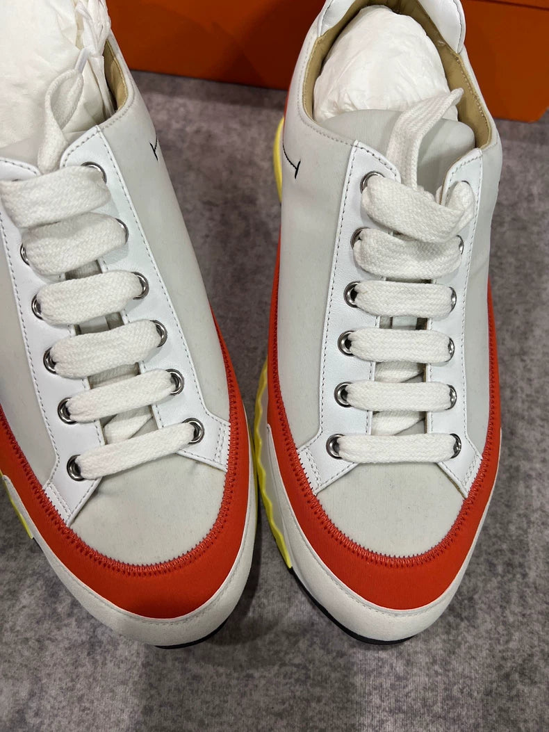 Hermes White Casual Sneakers-yf