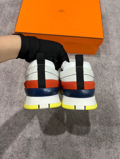 Hermes White Casual Sneakers-yf