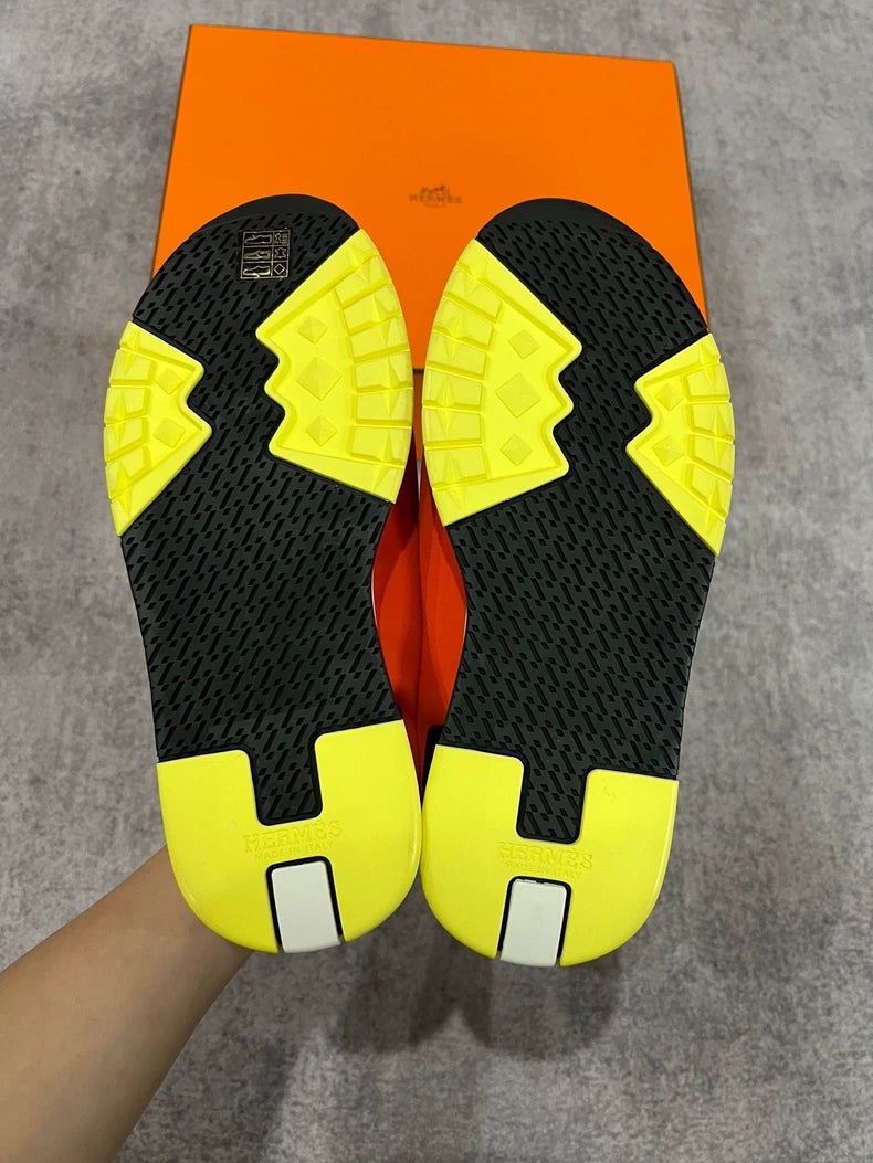 Hermes White Casual Sneakers-yf