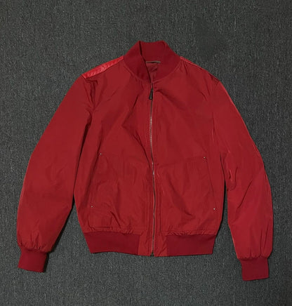Bottega Veneta Red Baseball Jacket-yf