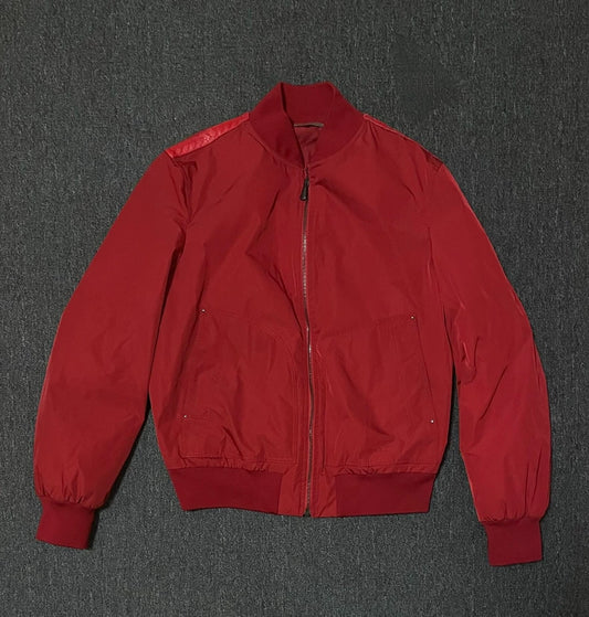 Bottega Veneta Red Baseball Jacket-yf