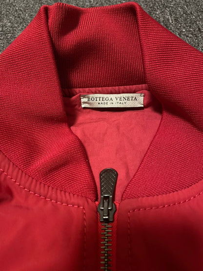 Bottega Veneta Red Baseball Jacket-yf