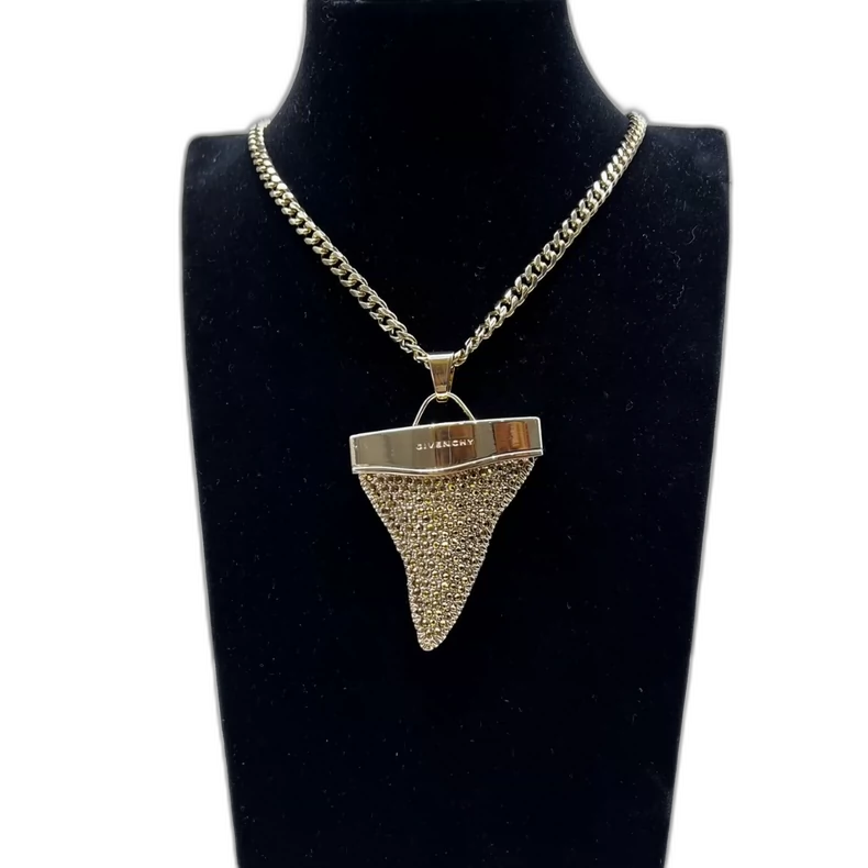 Givenchy Shark Tooth Gold Necklace