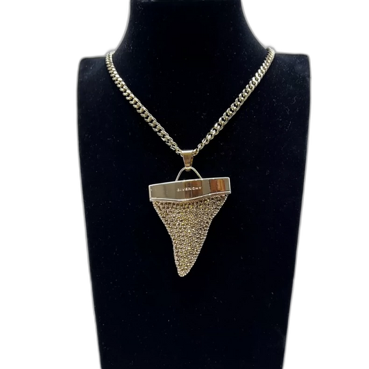 Givenchy Shark Tooth Gold Necklace
