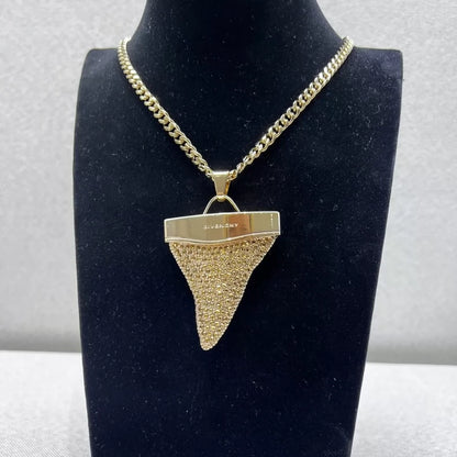Givenchy Shark Tooth Gold Necklace