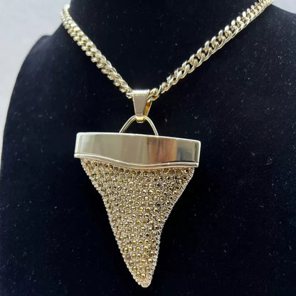 Givenchy Shark Tooth Gold Necklace