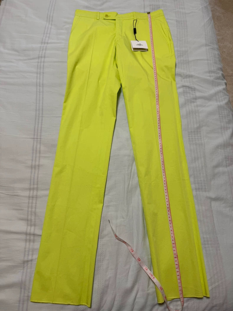 Hermes Yellow Casual Pants with Tags-yf
