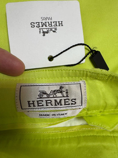 Hermes Yellow Casual Pants with Tags-yf
