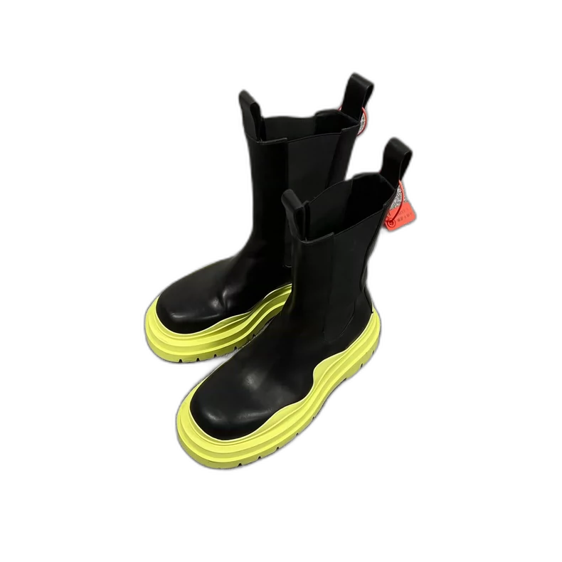 Bottega Veneta Colorblock Ankle Boots for Men