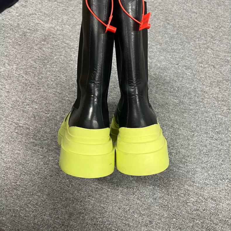 Bottega Veneta Colorblock Ankle Boots for Men