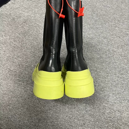 Bottega Veneta Colorblock Ankle Boots for Men