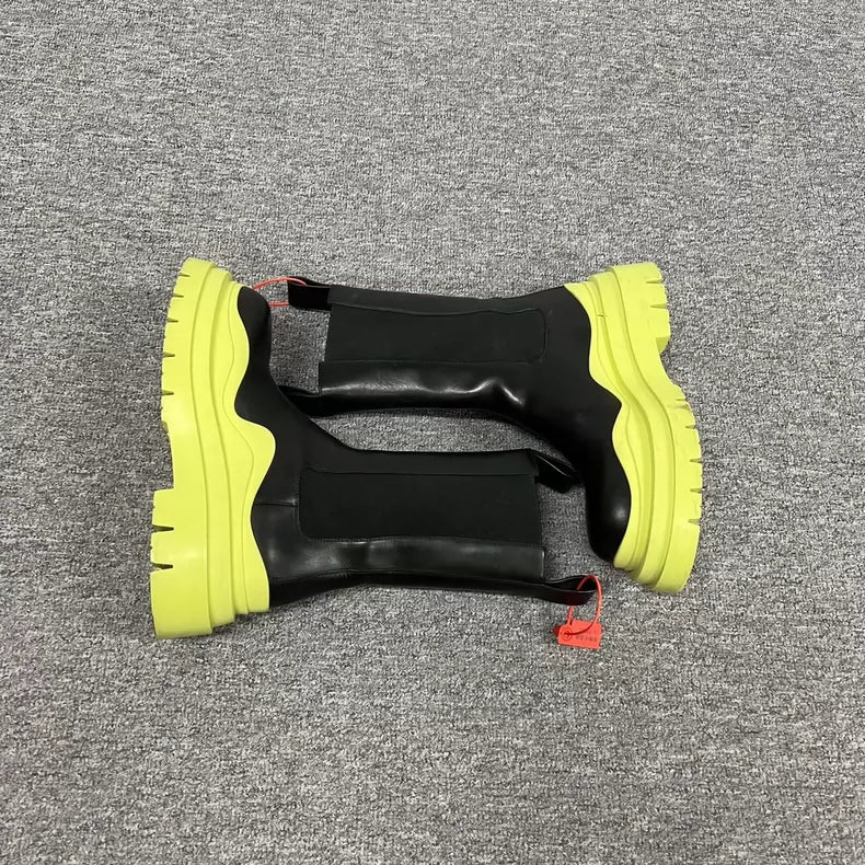 Bottega Veneta Colorblock Ankle Boots for Men