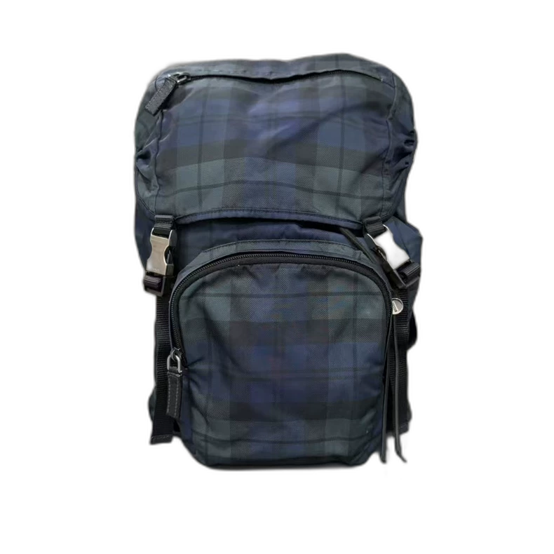 Prada Checkered Backpack