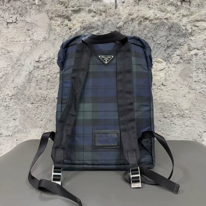 Prada Checkered Backpack