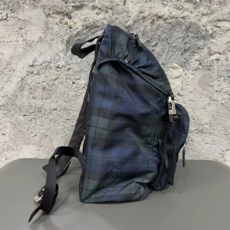 Prada Checkered Backpack