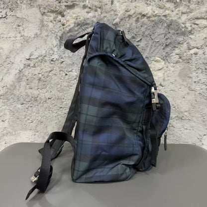 Prada Checkered Backpack