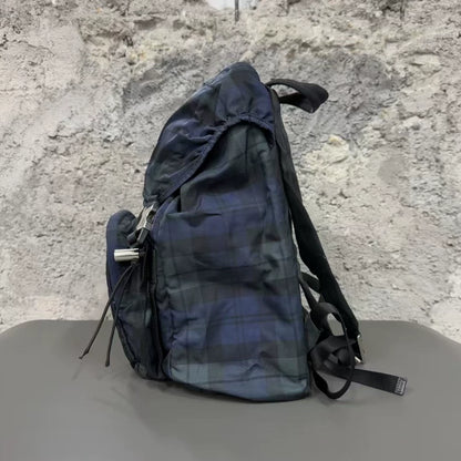 Prada Checkered Backpack