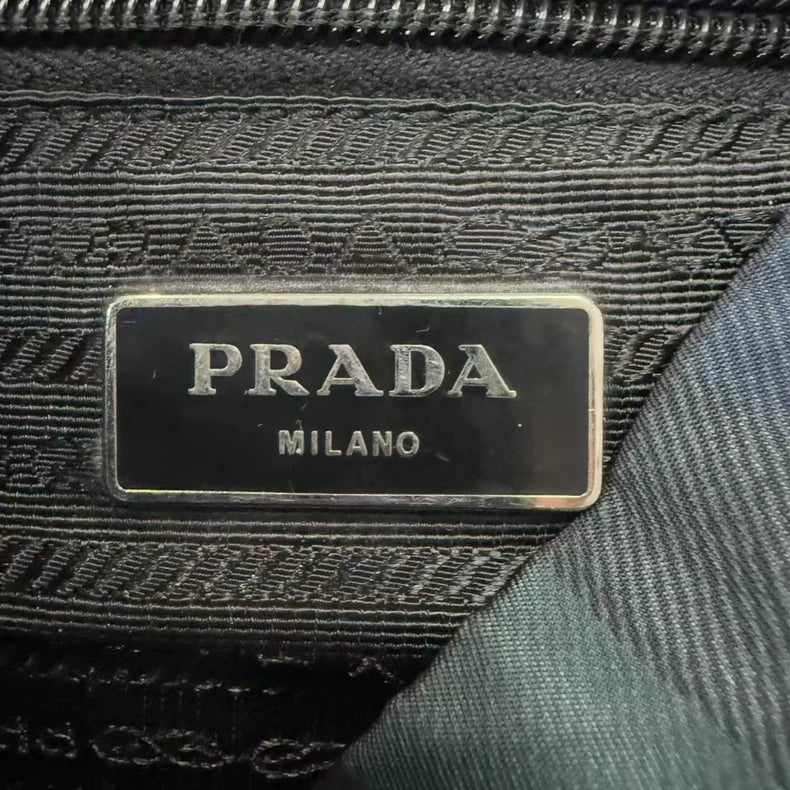 Prada Checkered Backpack
