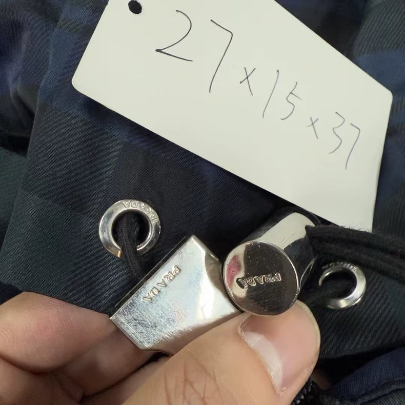 Prada Checkered Backpack