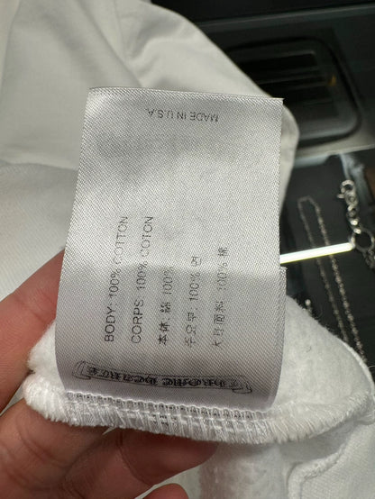 Chrome Hearts White Glow Horseshoe Hoodie-yf