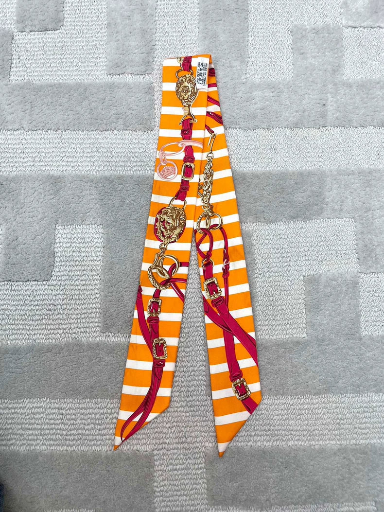 Hermes Silk Long Scarf