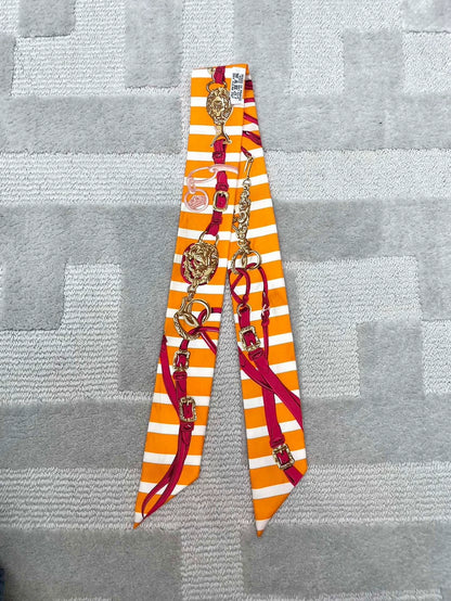 Hermes Silk Long Scarf