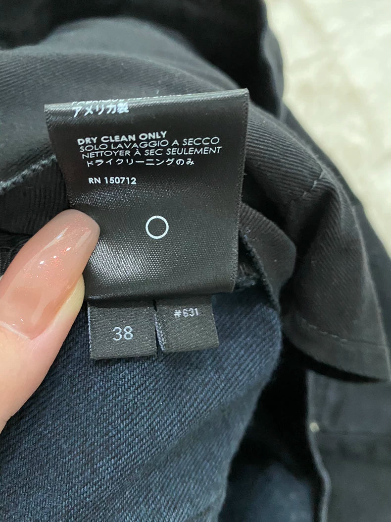 Amiri Black Purple Paisley Patch Jeans