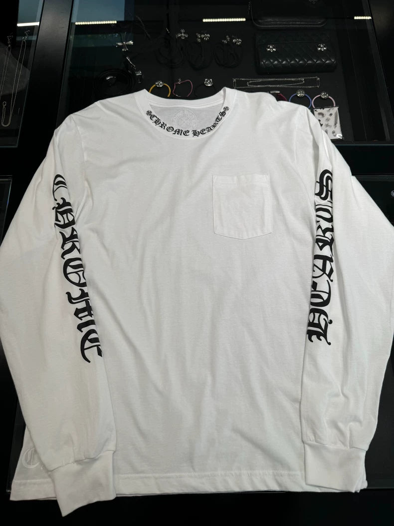 Chrome Hearts White Long Sleeve Shirt-yf