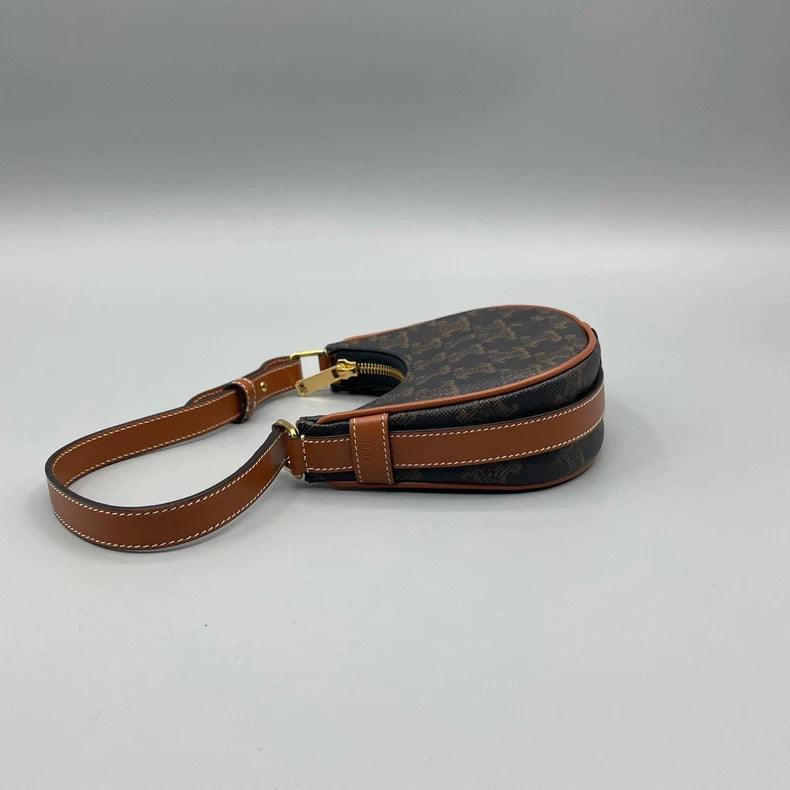 Celine Triomphe Monogram Shoulder Bag