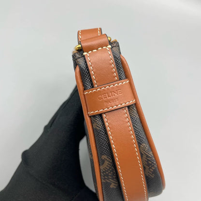 Celine Triomphe Monogram Shoulder Bag