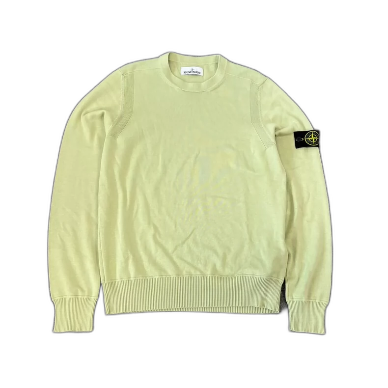 Stone Island Knit Sweater in Avocado Color