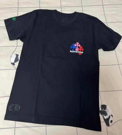 Colorful Chrome Hearts Short Sleeve Tee