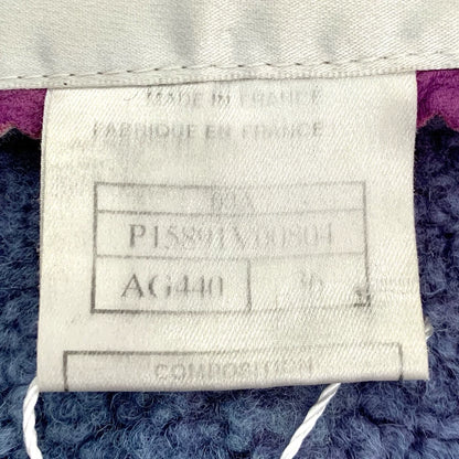 Purple Shearling Lapel Jacket by Chanel