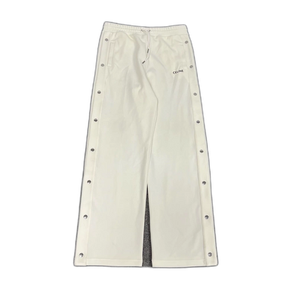 Celine Button-Up Pants in Cream Color