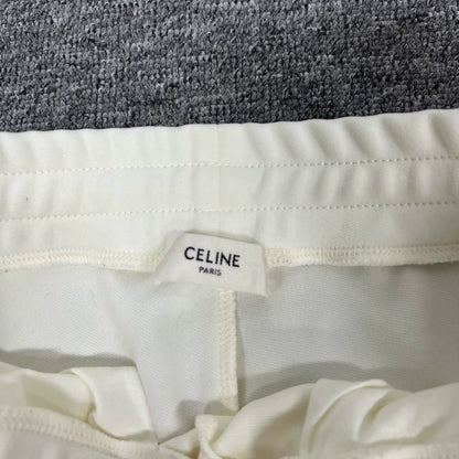 Celine Button-Up Pants in Cream Color