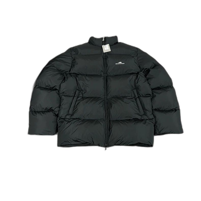 Balenciaga Black Cotton Puffer Jacket