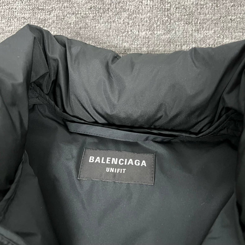 Balenciaga Black Cotton Puffer Jacket