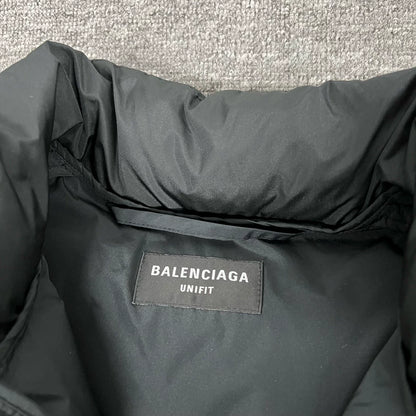 Balenciaga Black Cotton Puffer Jacket