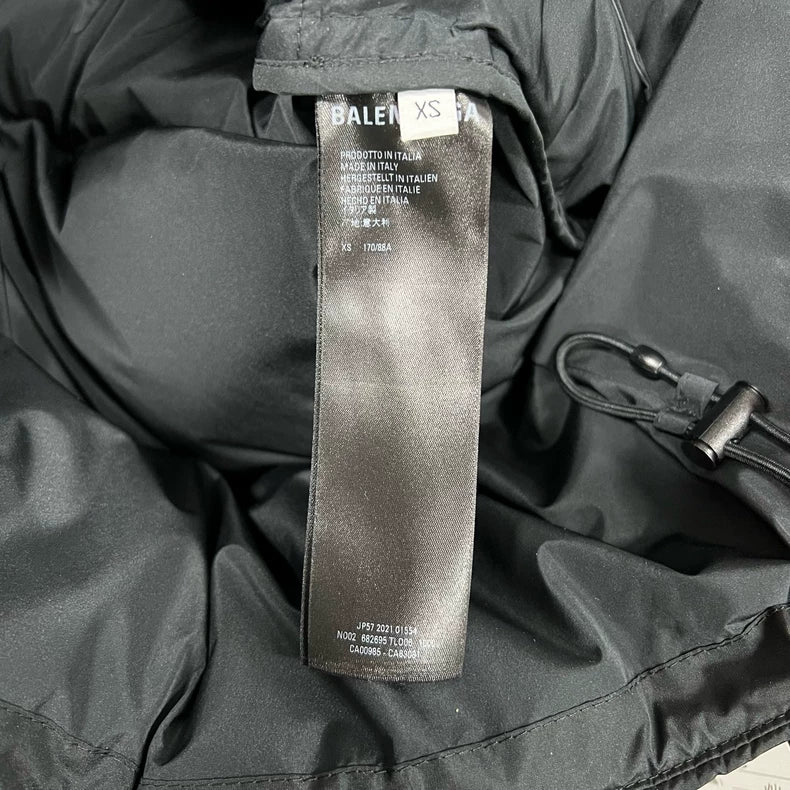 Balenciaga Black Cotton Puffer Jacket