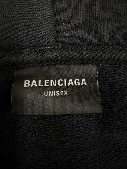 Balenciaga Zip-Up Hoodie with Post-It Note