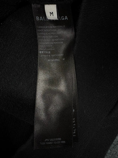 Balenciaga Zip-Up Hoodie with Post-It Note