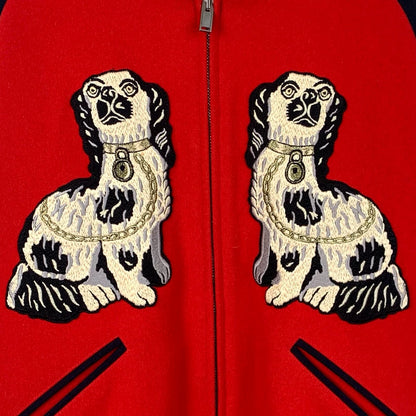 Gucci Embroidered Wool Baseball Jacket