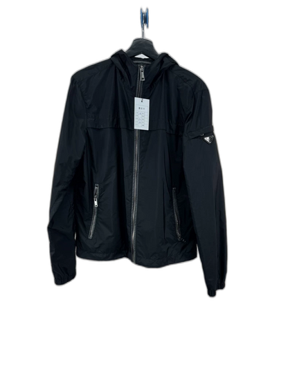 Prada Black Nylon Hooded Jacket
