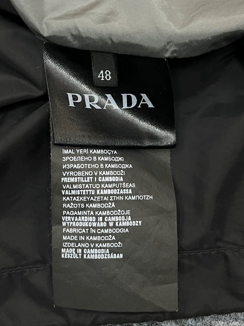 Prada Black Nylon Hooded Jacket