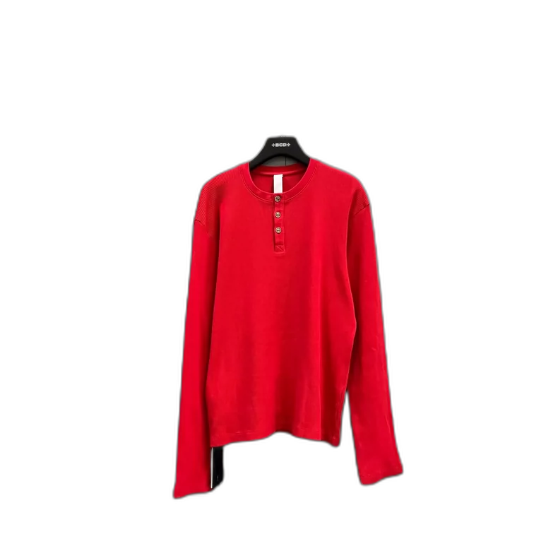 Chrome Hearts Red Long Sleeve Knit Sweater