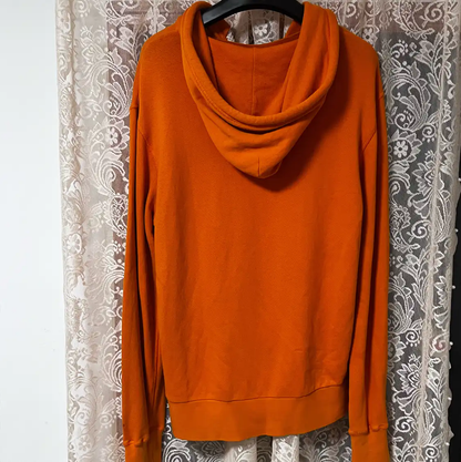 Loewe Orange Cotton Men's Hoodie 0089