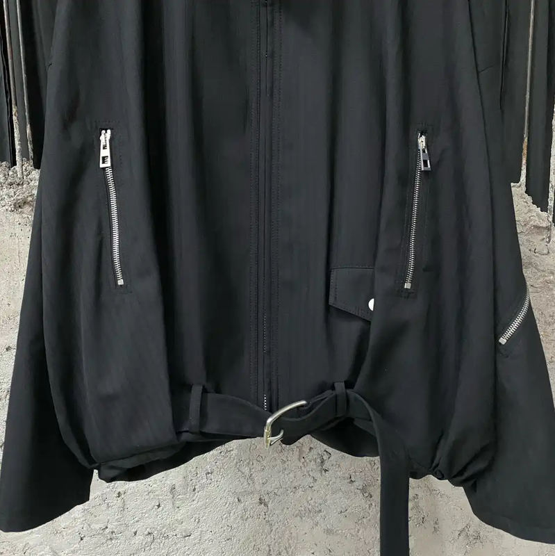 Loewe Black Long Sleeve Outerwear Jacket 0089